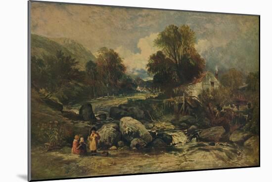 Dol-y-Garrog Mill near Llanrwst, Caernarvonshire, c1844-William James Muller-Mounted Giclee Print