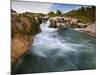 Dolan Falls Preserve, Texas:  Horizontal Landscape of the Dolan Falls During Sunset.-Ian Shive-Mounted Photographic Print