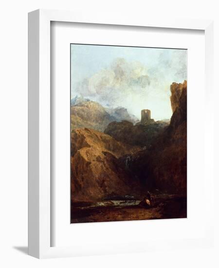 Dolbadern Castle, North Wales-J. M. W. Turner-Framed Giclee Print