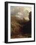 Dolbardern Castle-J. M. W. Turner-Framed Giclee Print