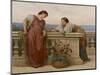 Dolce far Niente, 1882 (Oil on Canvas)-Charles Edward Perugini-Mounted Giclee Print