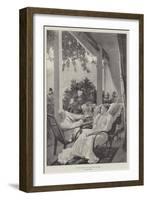 Dolce Far Niente, Life in an Indian Bungalow-Richard Caton Woodville II-Framed Giclee Print