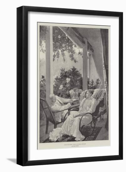 Dolce Far Niente, Life in an Indian Bungalow-Richard Caton Woodville II-Framed Giclee Print