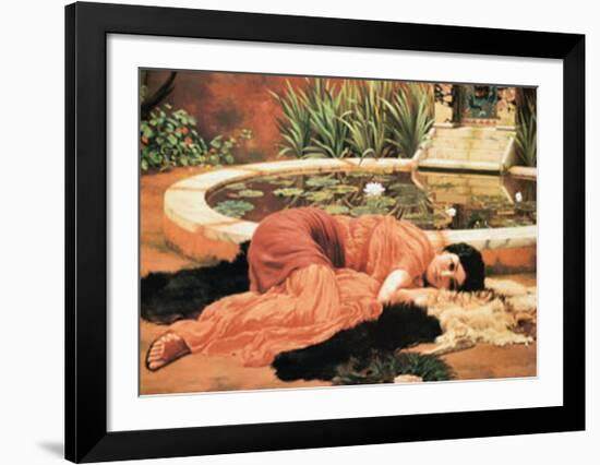 Dolce Far Niente-John William Godward-Framed Art Print