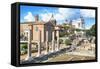 Dolce Vita Rome Collection - Antique Ruins Rome III-Philippe Hugonnard-Framed Stretched Canvas