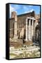 Dolce Vita Rome Collection - Antique Ruins Rome IV-Philippe Hugonnard-Framed Stretched Canvas