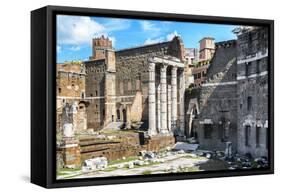Dolce Vita Rome Collection - Antique Ruins Rome V-Philippe Hugonnard-Framed Stretched Canvas