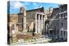 Dolce Vita Rome Collection - Antique Ruins Rome V-Philippe Hugonnard-Stretched Canvas