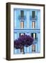 Dolce Vita Rome Collection - Blue Building Facade II-Philippe Hugonnard-Framed Photographic Print