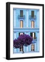Dolce Vita Rome Collection - Blue Building Facade II-Philippe Hugonnard-Framed Photographic Print