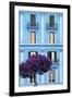 Dolce Vita Rome Collection - Blue Building Facade II-Philippe Hugonnard-Framed Photographic Print