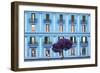 Dolce Vita Rome Collection - Blue Building Facade-Philippe Hugonnard-Framed Photographic Print