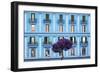 Dolce Vita Rome Collection - Blue Building Facade-Philippe Hugonnard-Framed Photographic Print