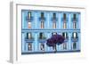 Dolce Vita Rome Collection - Blue Building Facade-Philippe Hugonnard-Framed Photographic Print