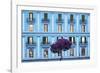Dolce Vita Rome Collection - Blue Building Facade-Philippe Hugonnard-Framed Photographic Print