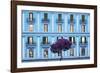 Dolce Vita Rome Collection - Blue Building Facade-Philippe Hugonnard-Framed Photographic Print