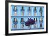 Dolce Vita Rome Collection - Blue Building Facade-Philippe Hugonnard-Framed Photographic Print