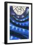 Dolce Vita Rome Collection - Blue Vatican Staircase-Philippe Hugonnard-Framed Photographic Print