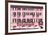 Dolce Vita Rome Collection - Building Facade Pink-Philippe Hugonnard-Framed Photographic Print