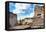 Dolce Vita Rome Collection - Building Facades-Philippe Hugonnard-Framed Stretched Canvas