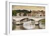 Dolce Vita Rome Collection - City of Bridge at Sunset-Philippe Hugonnard-Framed Photographic Print