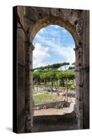 Dolce Vita Rome Collection - Colosseum Arches II-Philippe Hugonnard-Stretched Canvas