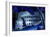 Dolce Vita Rome Collection - Colosseum at Blue Night-Philippe Hugonnard-Framed Photographic Print