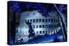 Dolce Vita Rome Collection - Colosseum at Blue Night-Philippe Hugonnard-Stretched Canvas