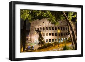 Dolce Vita Rome Collection - Colosseum at Night-Philippe Hugonnard-Framed Photographic Print