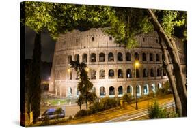 Dolce Vita Rome Collection - Colosseum at Night-Philippe Hugonnard-Stretched Canvas