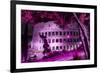Dolce Vita Rome Collection - Colosseum at Pink Night-Philippe Hugonnard-Framed Photographic Print
