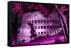 Dolce Vita Rome Collection - Colosseum at Pink Night-Philippe Hugonnard-Framed Stretched Canvas
