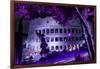 Dolce Vita Rome Collection - Colosseum at Purple Night-Philippe Hugonnard-Framed Photographic Print