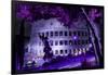 Dolce Vita Rome Collection - Colosseum at Purple Night-Philippe Hugonnard-Framed Photographic Print