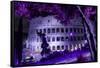 Dolce Vita Rome Collection - Colosseum at Purple Night-Philippe Hugonnard-Framed Stretched Canvas