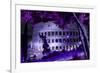 Dolce Vita Rome Collection - Colosseum at Purple Night-Philippe Hugonnard-Framed Photographic Print