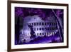 Dolce Vita Rome Collection - Colosseum at Purple Night-Philippe Hugonnard-Framed Photographic Print