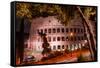 Dolce Vita Rome Collection - Colosseum at Red Night-Philippe Hugonnard-Framed Stretched Canvas