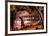 Dolce Vita Rome Collection - Colosseum at Red Night-Philippe Hugonnard-Framed Photographic Print