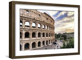 Dolce Vita Rome Collection - Colosseum at Sunset III-Philippe Hugonnard-Framed Photographic Print