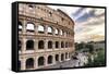 Dolce Vita Rome Collection - Colosseum at Sunset III-Philippe Hugonnard-Framed Stretched Canvas