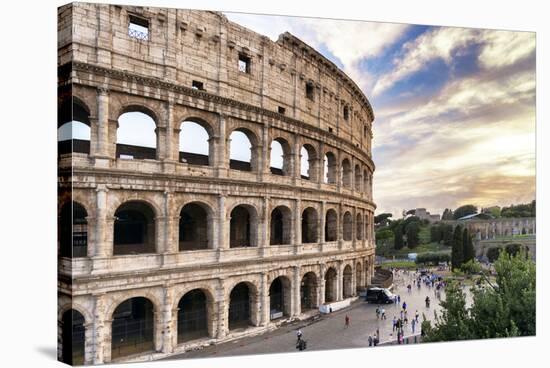 Dolce Vita Rome Collection - Colosseum at Sunset III-Philippe Hugonnard-Stretched Canvas