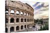 Dolce Vita Rome Collection - Colosseum at Sunset III-Philippe Hugonnard-Stretched Canvas