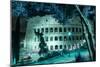 Dolce Vita Rome Collection - Colosseum at Turquoise Night-Philippe Hugonnard-Mounted Photographic Print