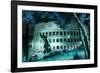 Dolce Vita Rome Collection - Colosseum at Turquoise Night-Philippe Hugonnard-Framed Photographic Print