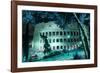 Dolce Vita Rome Collection - Colosseum at Turquoise Night-Philippe Hugonnard-Framed Photographic Print