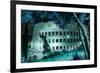 Dolce Vita Rome Collection - Colosseum at Turquoise Night-Philippe Hugonnard-Framed Photographic Print