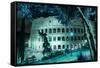 Dolce Vita Rome Collection - Colosseum at Turquoise Night-Philippe Hugonnard-Framed Stretched Canvas