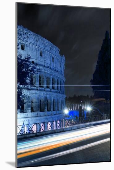Dolce Vita Rome Collection - Colosseum Blue Night II-Philippe Hugonnard-Mounted Photographic Print