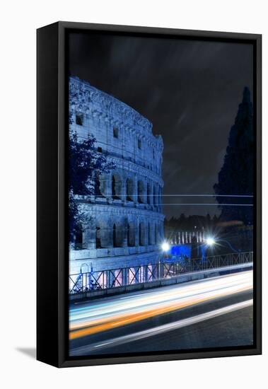 Dolce Vita Rome Collection - Colosseum Blue Night II-Philippe Hugonnard-Framed Stretched Canvas